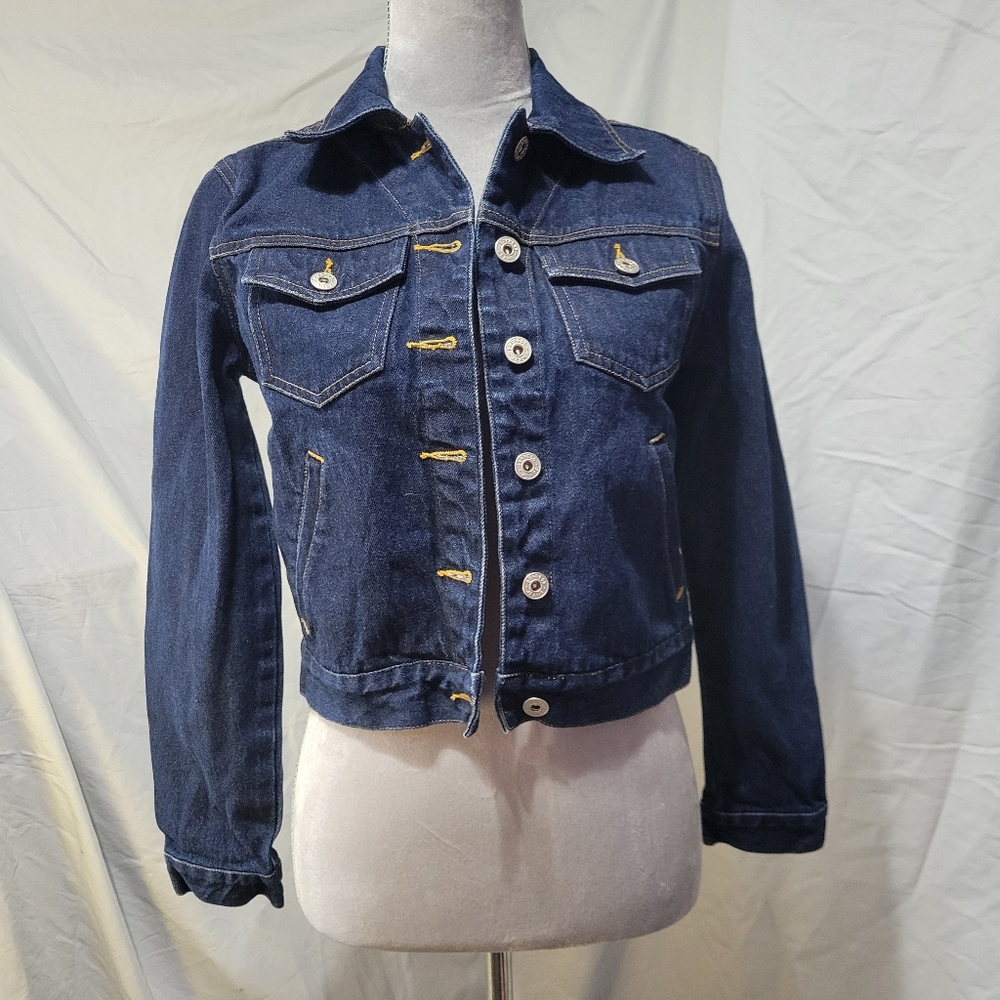 Express Dark Denim Jean Jacket XS